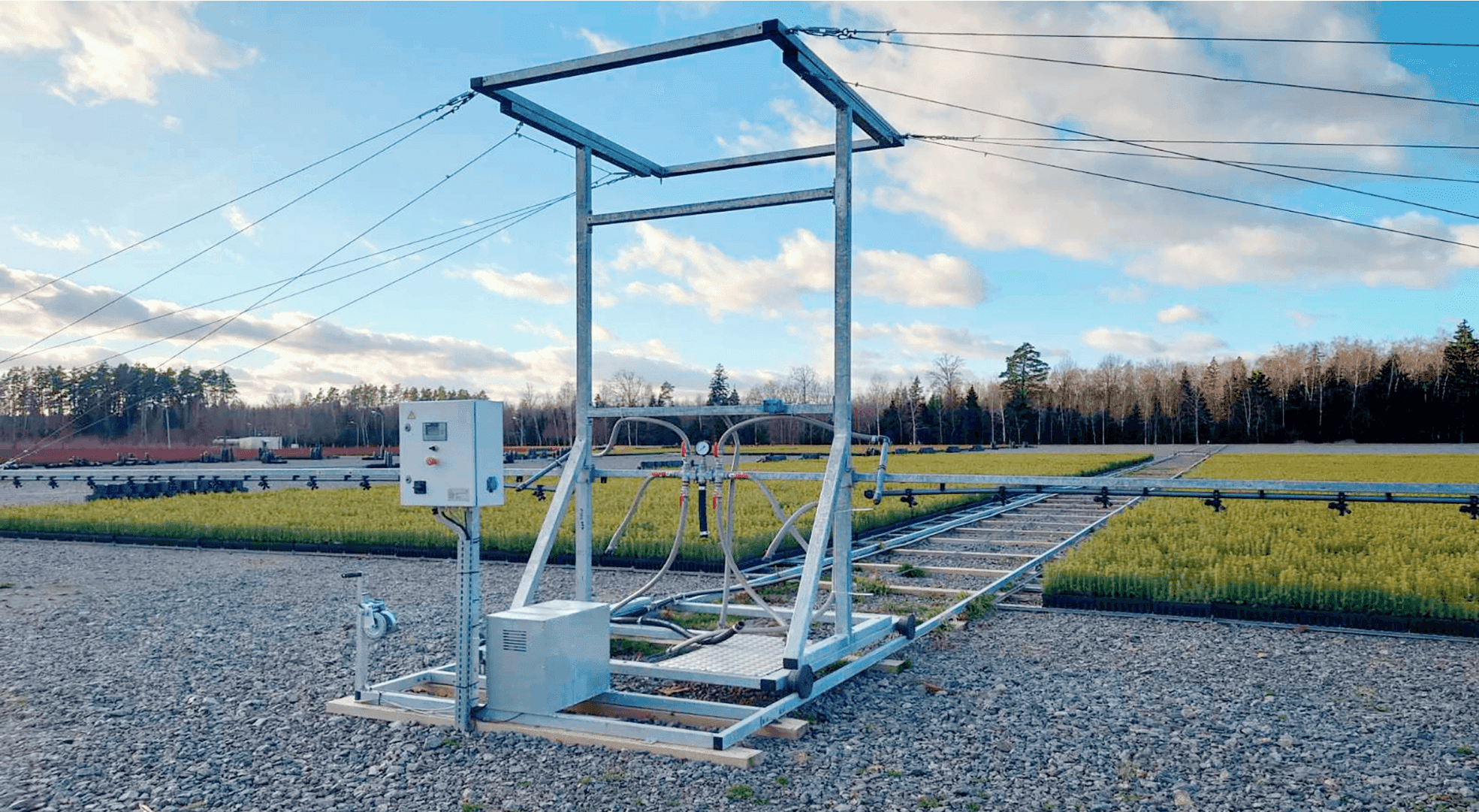 Irrigation Boom for Growing Fields