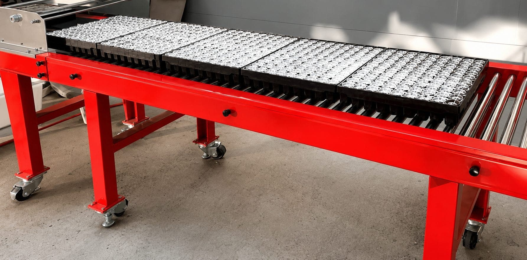 Mulching Unit with Irrigation Tunnel and Roller Table — 6